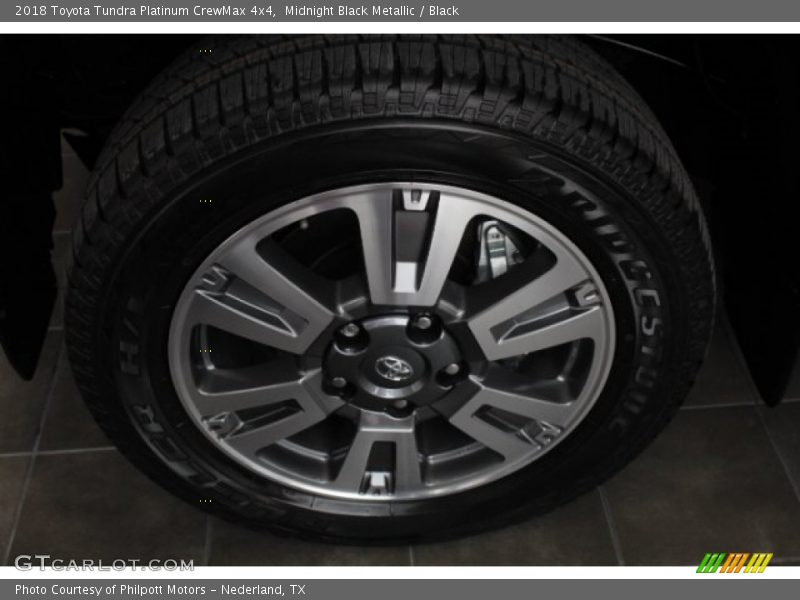 Midnight Black Metallic / Black 2018 Toyota Tundra Platinum CrewMax 4x4