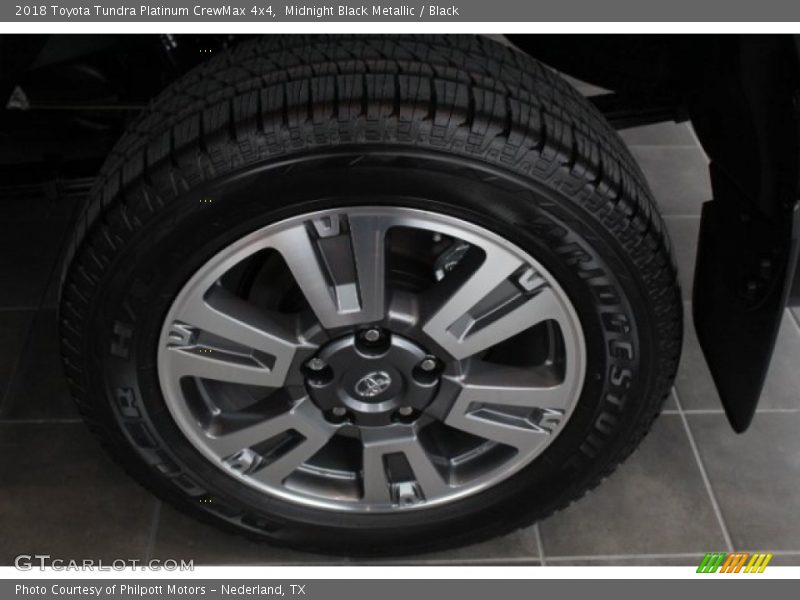 Midnight Black Metallic / Black 2018 Toyota Tundra Platinum CrewMax 4x4