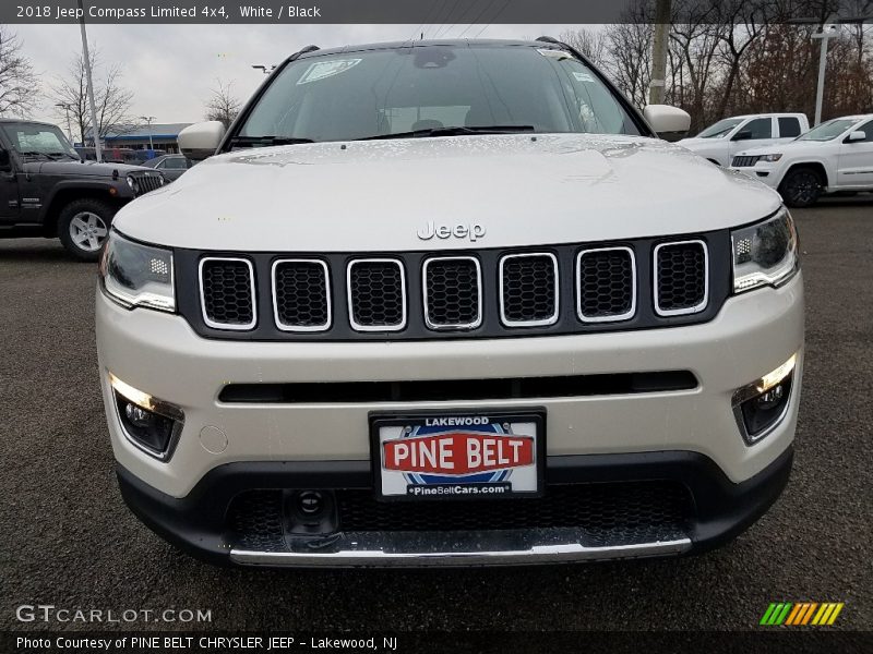 White / Black 2018 Jeep Compass Limited 4x4