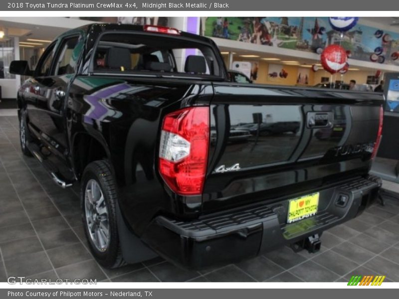 Midnight Black Metallic / Black 2018 Toyota Tundra Platinum CrewMax 4x4