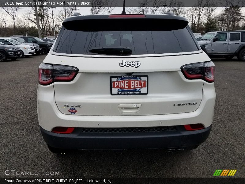 White / Black 2018 Jeep Compass Limited 4x4