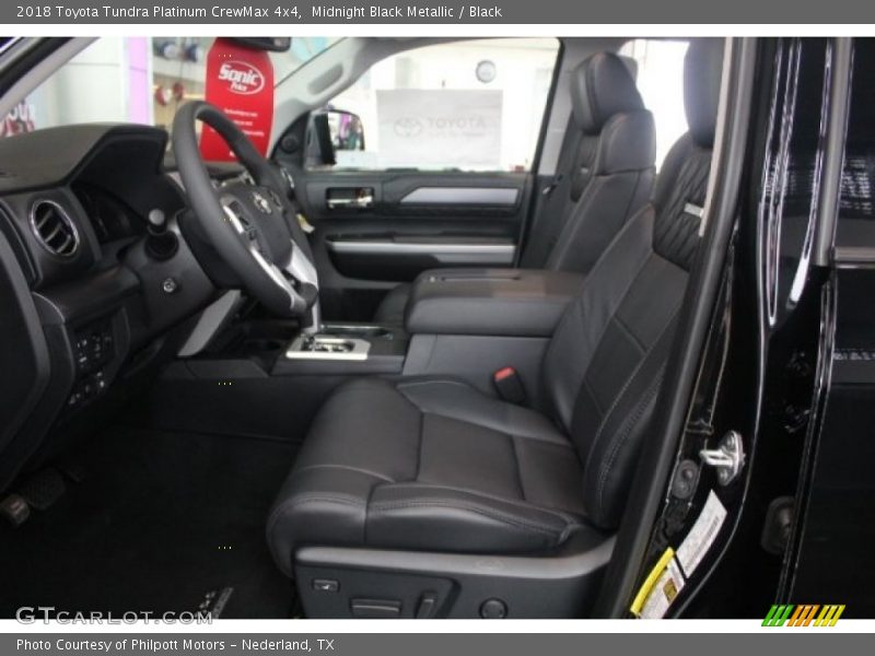 Midnight Black Metallic / Black 2018 Toyota Tundra Platinum CrewMax 4x4