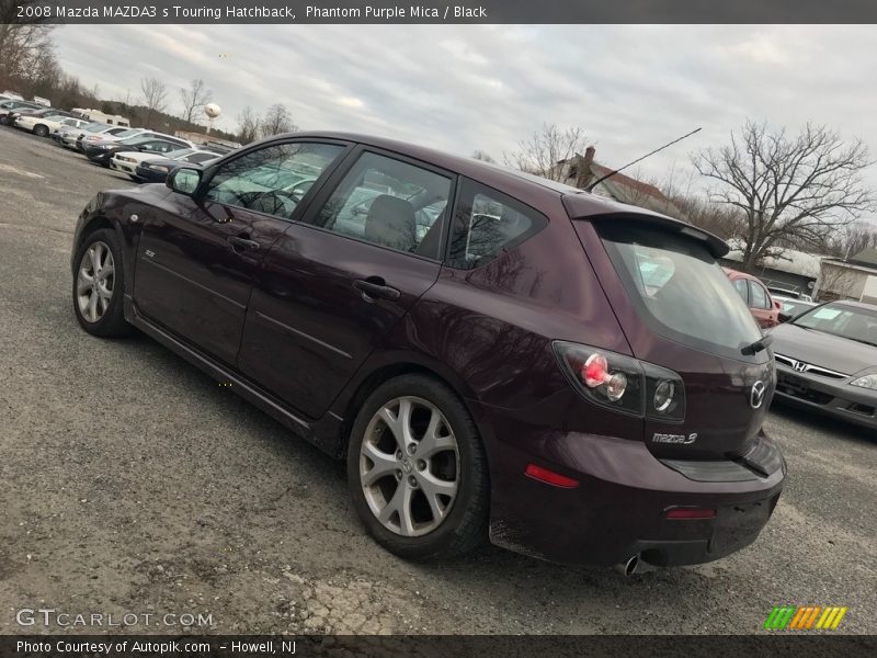 Phantom Purple Mica / Black 2008 Mazda MAZDA3 s Touring Hatchback