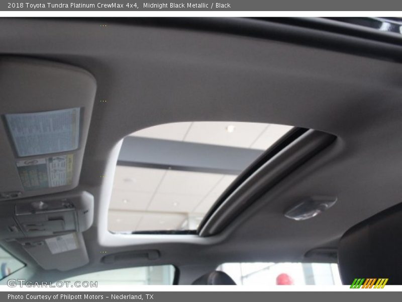 Midnight Black Metallic / Black 2018 Toyota Tundra Platinum CrewMax 4x4