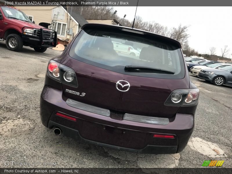 Phantom Purple Mica / Black 2008 Mazda MAZDA3 s Touring Hatchback