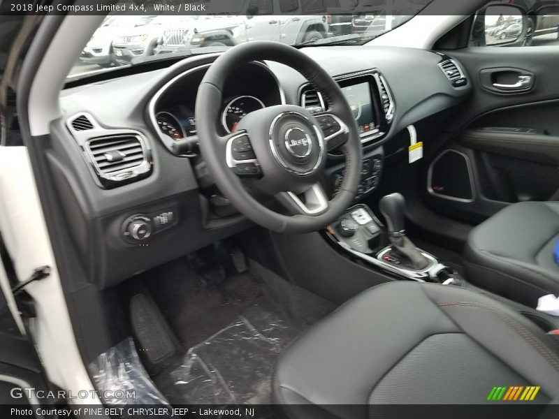 White / Black 2018 Jeep Compass Limited 4x4