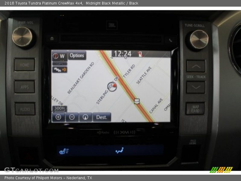 Midnight Black Metallic / Black 2018 Toyota Tundra Platinum CrewMax 4x4
