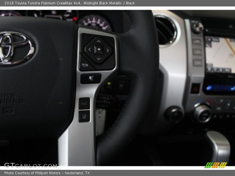 Midnight Black Metallic / Black 2018 Toyota Tundra Platinum CrewMax 4x4