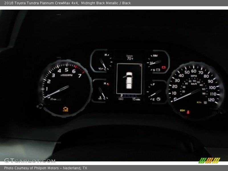 Midnight Black Metallic / Black 2018 Toyota Tundra Platinum CrewMax 4x4