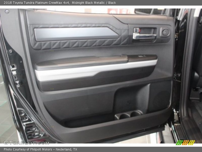 Midnight Black Metallic / Black 2018 Toyota Tundra Platinum CrewMax 4x4