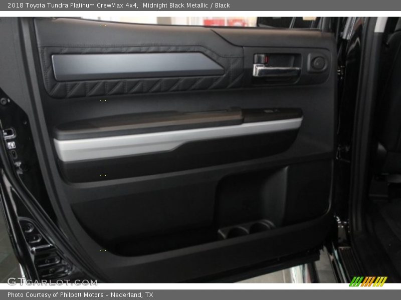 Midnight Black Metallic / Black 2018 Toyota Tundra Platinum CrewMax 4x4