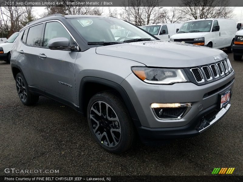 Billet Silver Metallic / Black 2018 Jeep Compass Limited 4x4