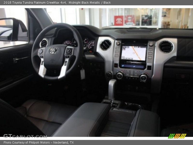 Midnight Black Metallic / Black 2018 Toyota Tundra Platinum CrewMax 4x4