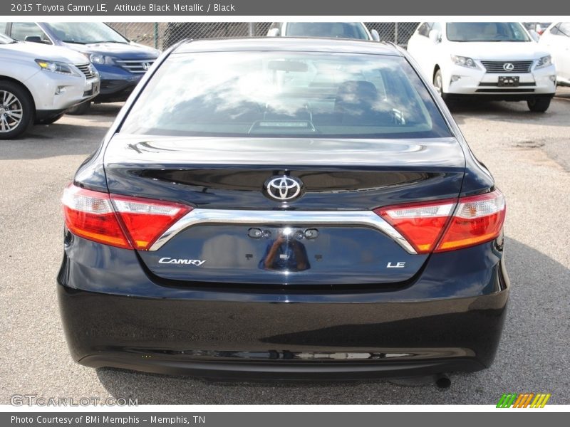 Attitude Black Metallic / Black 2015 Toyota Camry LE