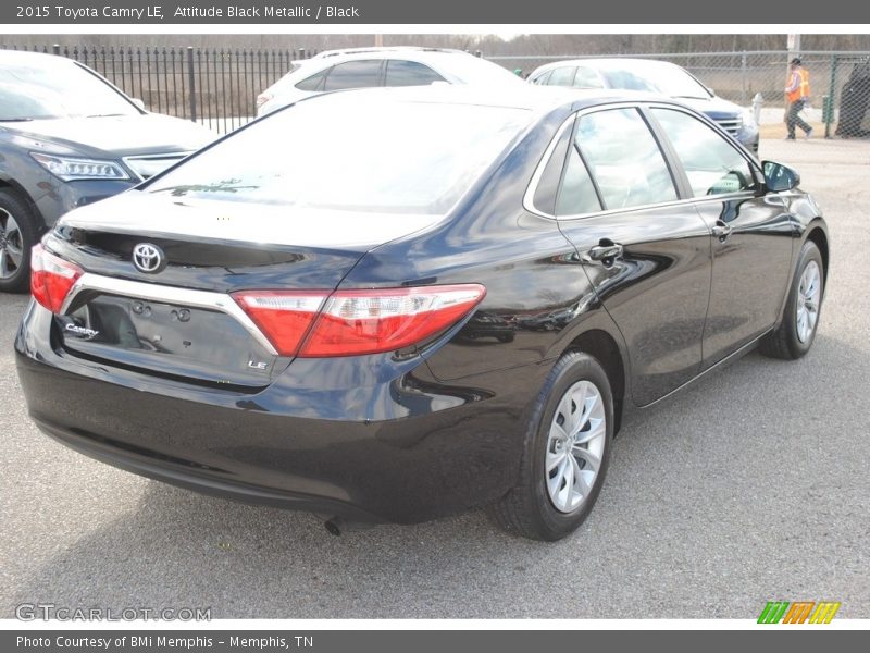 Attitude Black Metallic / Black 2015 Toyota Camry LE