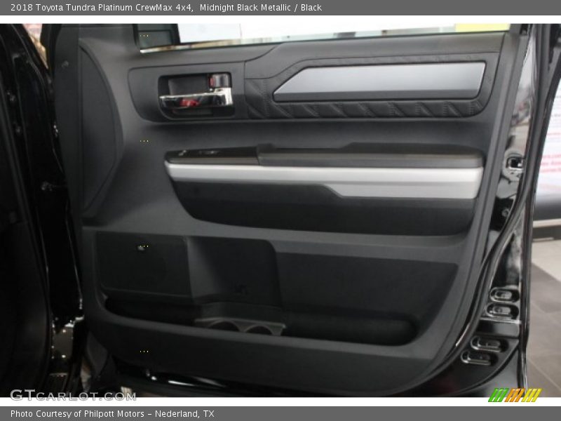 Midnight Black Metallic / Black 2018 Toyota Tundra Platinum CrewMax 4x4