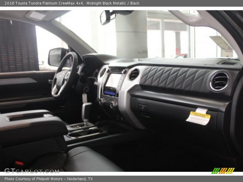 Midnight Black Metallic / Black 2018 Toyota Tundra Platinum CrewMax 4x4