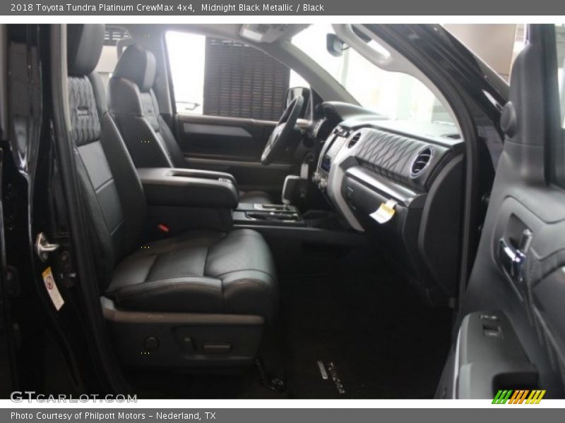 Midnight Black Metallic / Black 2018 Toyota Tundra Platinum CrewMax 4x4