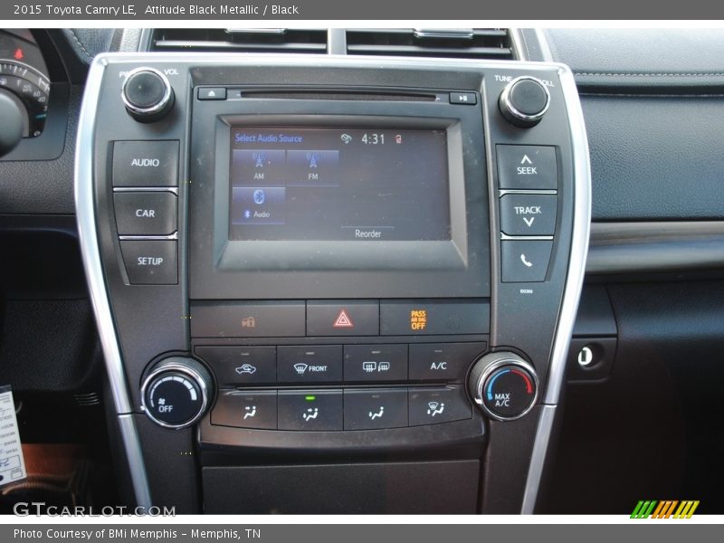 Attitude Black Metallic / Black 2015 Toyota Camry LE