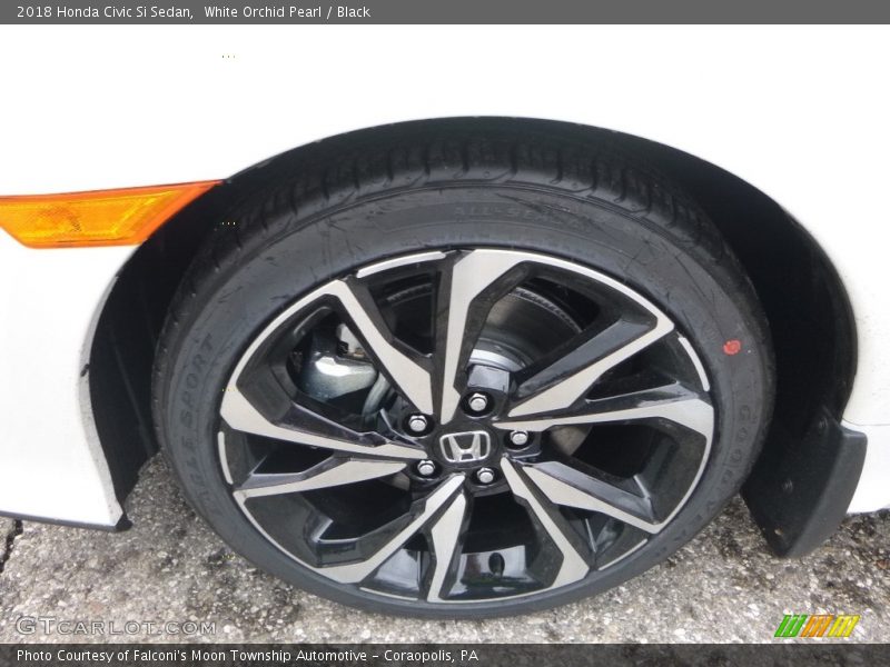 White Orchid Pearl / Black 2018 Honda Civic Si Sedan