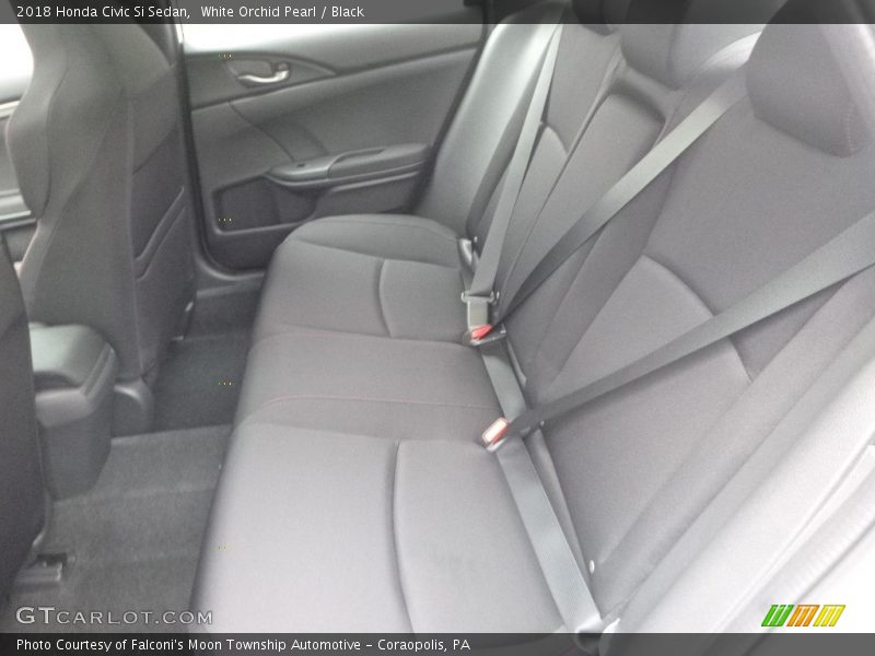 White Orchid Pearl / Black 2018 Honda Civic Si Sedan