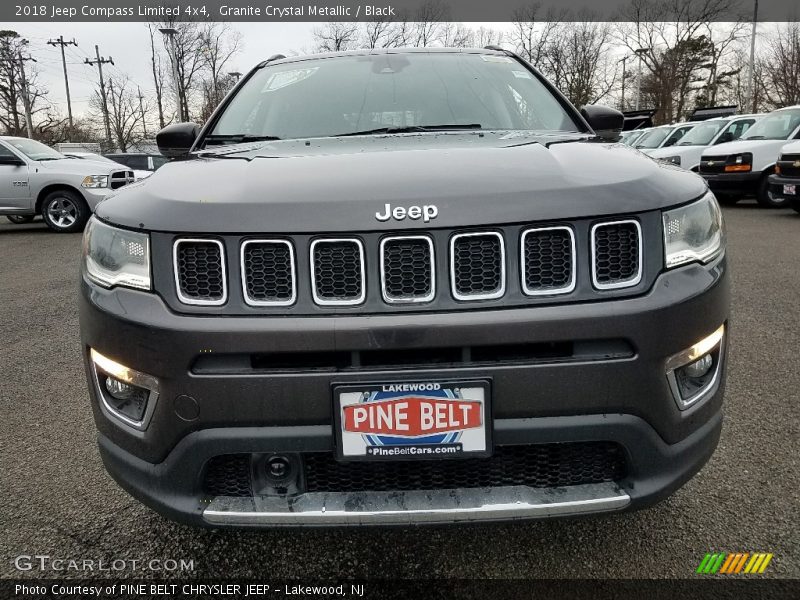 Granite Crystal Metallic / Black 2018 Jeep Compass Limited 4x4