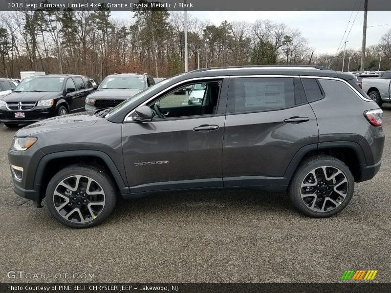Granite Crystal Metallic / Black 2018 Jeep Compass Limited 4x4