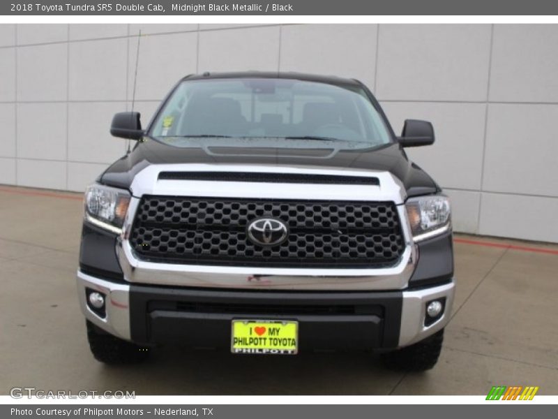 Midnight Black Metallic / Black 2018 Toyota Tundra SR5 Double Cab