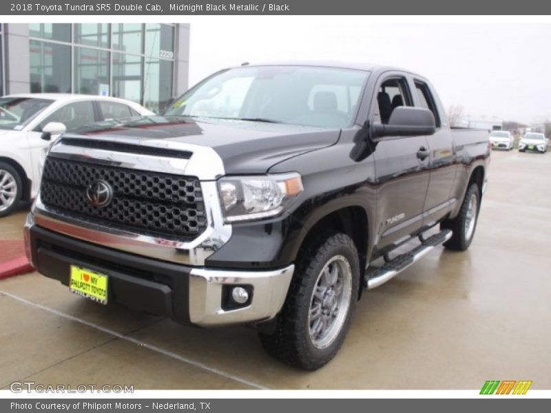 Midnight Black Metallic / Black 2018 Toyota Tundra SR5 Double Cab