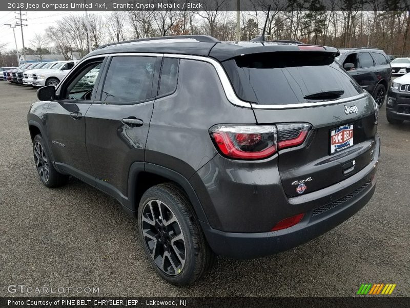 Granite Crystal Metallic / Black 2018 Jeep Compass Limited 4x4