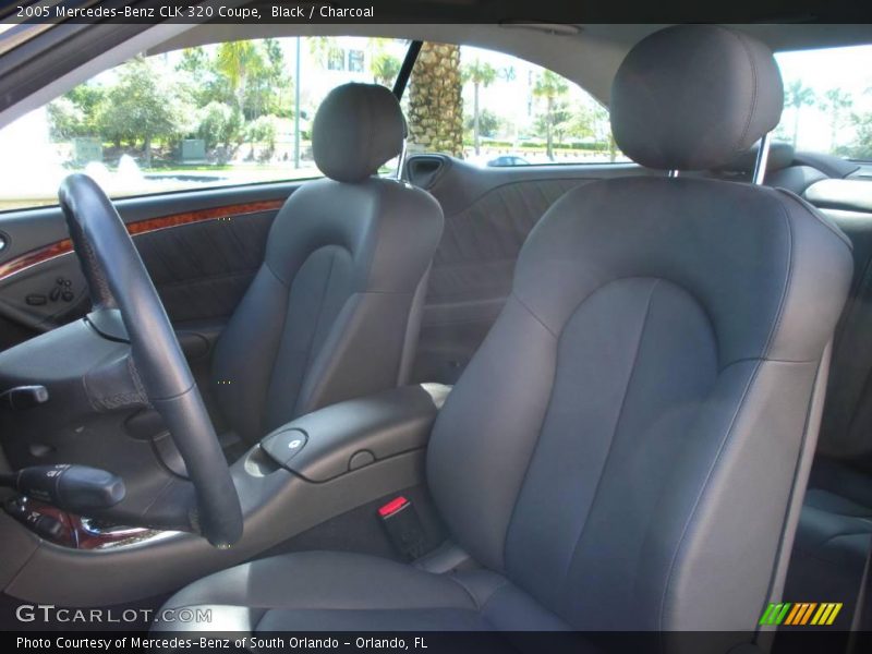Black / Charcoal 2005 Mercedes-Benz CLK 320 Coupe