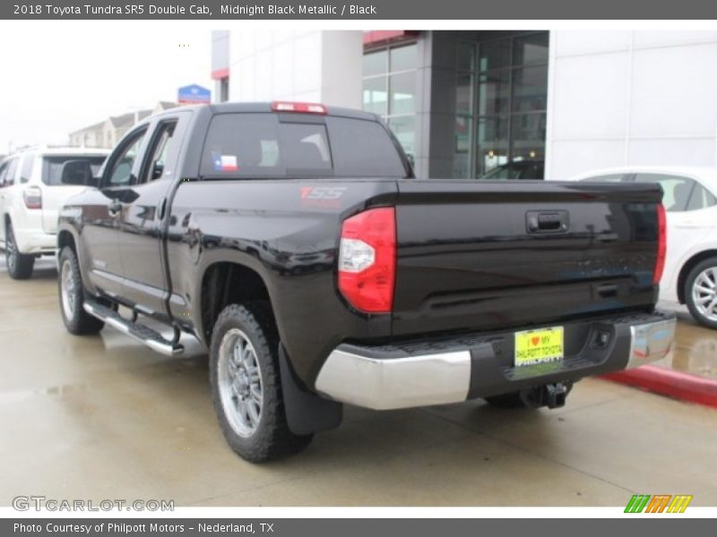 Midnight Black Metallic / Black 2018 Toyota Tundra SR5 Double Cab