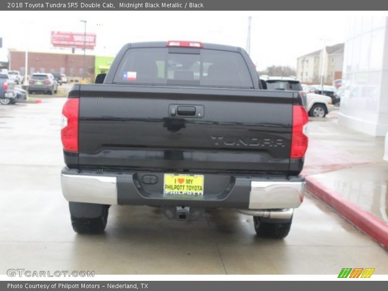 Midnight Black Metallic / Black 2018 Toyota Tundra SR5 Double Cab