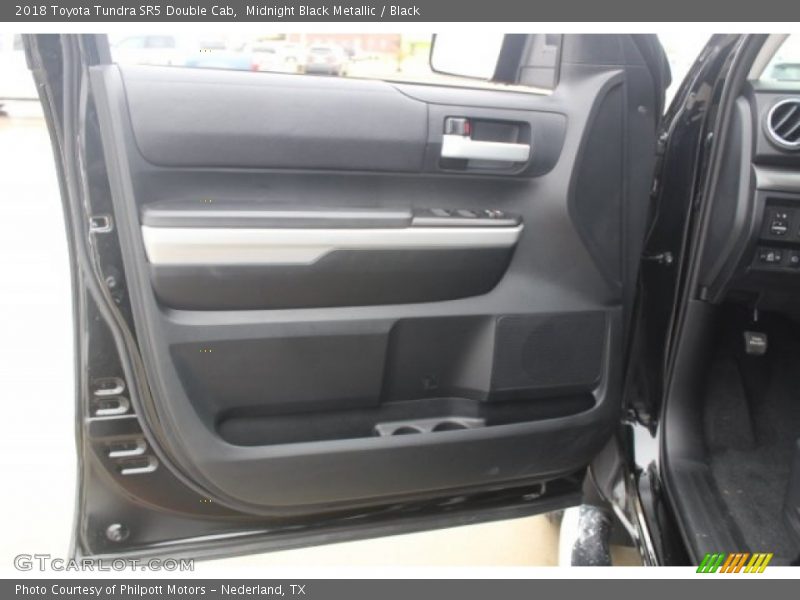 Midnight Black Metallic / Black 2018 Toyota Tundra SR5 Double Cab