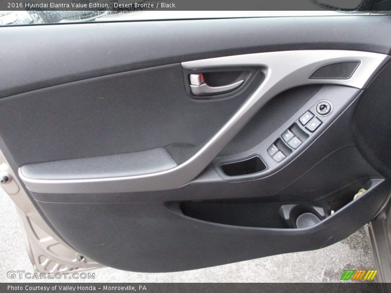 Desert Bronze / Black 2016 Hyundai Elantra Value Edition
