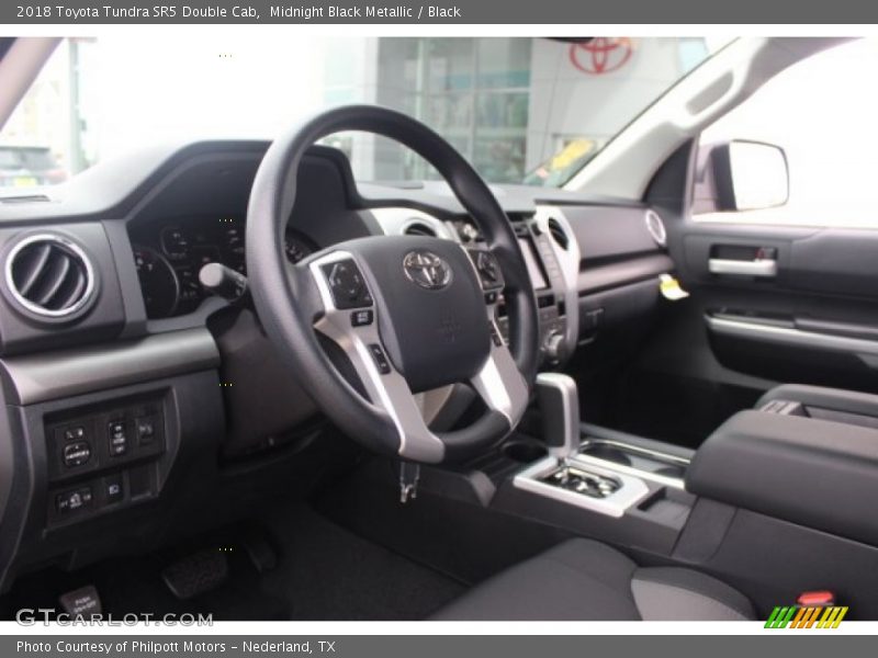 Midnight Black Metallic / Black 2018 Toyota Tundra SR5 Double Cab