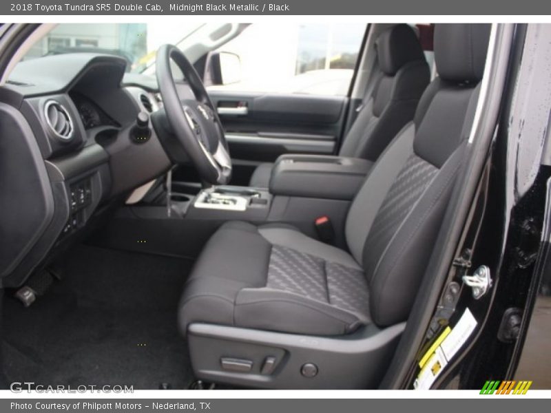 Midnight Black Metallic / Black 2018 Toyota Tundra SR5 Double Cab