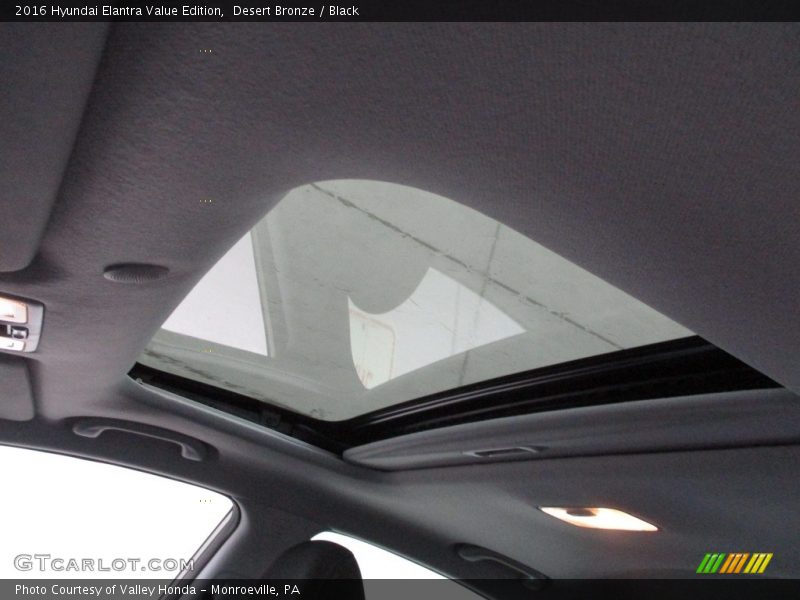 Desert Bronze / Black 2016 Hyundai Elantra Value Edition