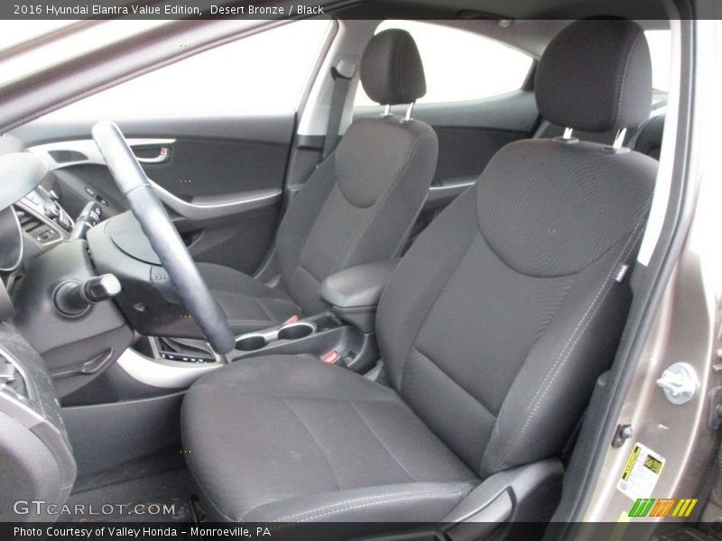Desert Bronze / Black 2016 Hyundai Elantra Value Edition
