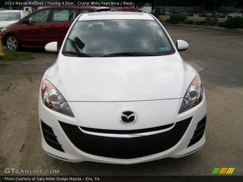 Crystal White Pearl Mica / Black 2010 Mazda MAZDA3 i Touring 4 Door