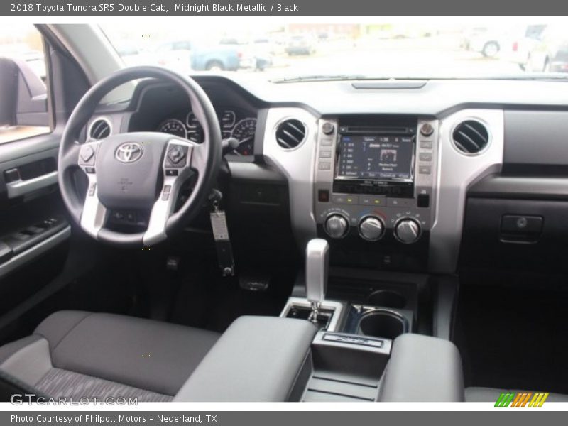 Midnight Black Metallic / Black 2018 Toyota Tundra SR5 Double Cab