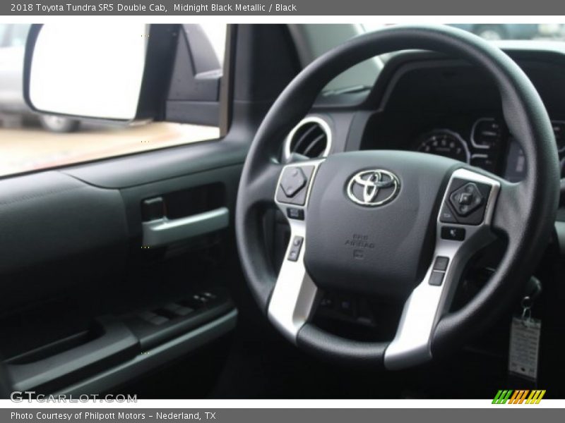 Midnight Black Metallic / Black 2018 Toyota Tundra SR5 Double Cab