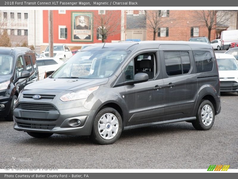 Magnetic / Charcoal Black 2018 Ford Transit Connect XLT Passenger Wagon