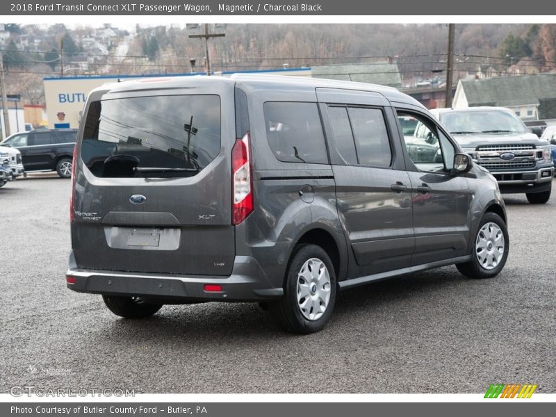 Magnetic / Charcoal Black 2018 Ford Transit Connect XLT Passenger Wagon