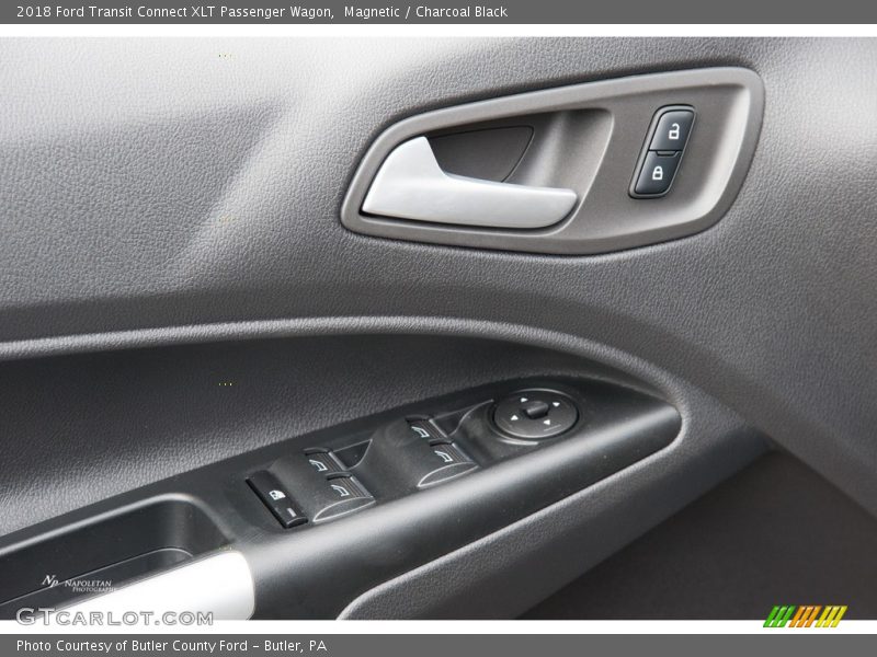 Magnetic / Charcoal Black 2018 Ford Transit Connect XLT Passenger Wagon