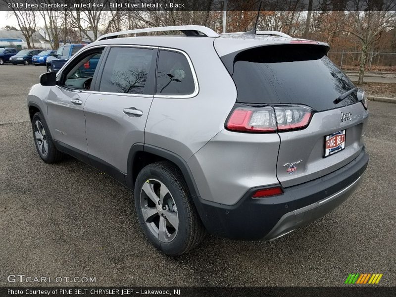 Billet Silver Metallic / Black 2019 Jeep Cherokee Limited 4x4