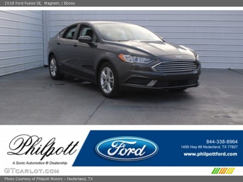 Magnetic / Ebony 2018 Ford Fusion SE