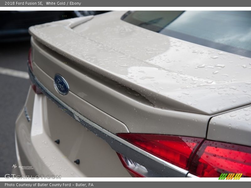White Gold / Ebony 2018 Ford Fusion SE
