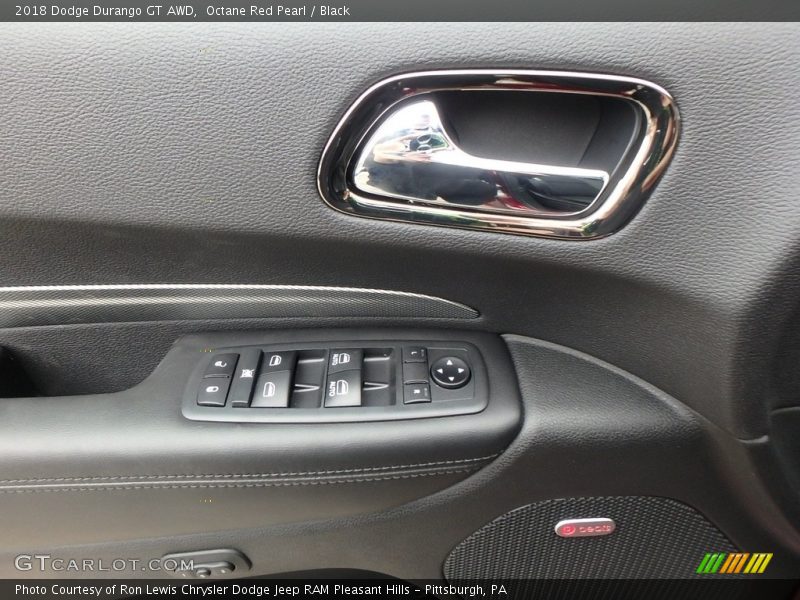Octane Red Pearl / Black 2018 Dodge Durango GT AWD