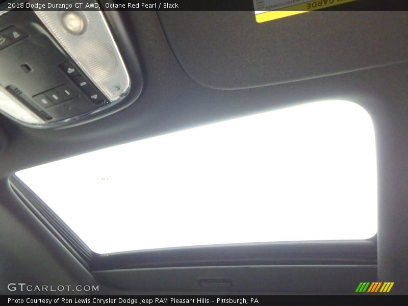 Octane Red Pearl / Black 2018 Dodge Durango GT AWD